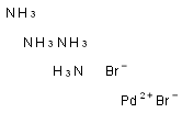 TetraamminePalladium(II)Bromide 结构式