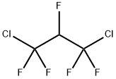 1,3-ジクロロ-1,1,2,3,3-ペンタフルオロプロパン　（HCFC　225ea） 化学構造式