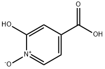 2-hydroxyisonicotinic acid N-oxide Struktur