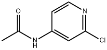 4-アセトアミド-2-クロロピリジン 化学構造式
