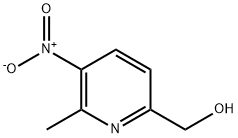 6-甲基-5-硝基吡啶-2-甲醇 结构式