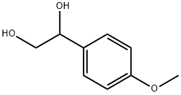 1,2-ETHANEDIOL, (P-METHOXYPHENYL)- 结构式