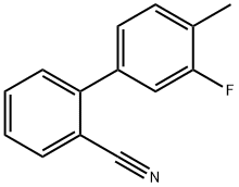 2-(3-Fluoro-4-methylphenyl)benzonitrile Structure