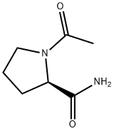 2-Pyrrolidinecarboxamide, 1-acetyl-, (R)- (9CI) Structure