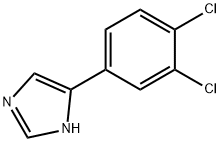 4-(3,4-DICHLORO-PHENYL)-1H-IMIDAZOLE 结构式