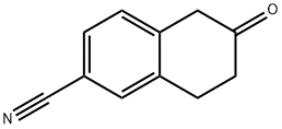 6-OXO-5,6,7,8-TETRAHYDRO-NAPHTHALENE-2-CARBONITRILE Structure