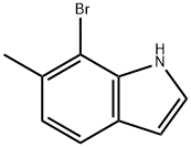 1H-Indole, 7-broMo-6-Methyl-, 1360885-93-3, 结构式