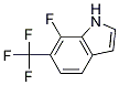 1H-Indole, 7-fluoro-6-(trifluoroMethyl)- 结构式