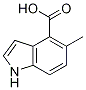 1H-Indole-4-carboxylic acid, 5-Methyl-, 1360950-77-1, 结构式