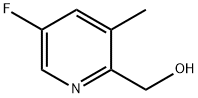 (5-氟-3-甲基吡啶-2-基)甲醇, 1360953-18-9, 结构式