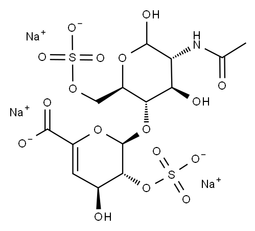 肝素二糖I-A三钠盐, 136098-00-5, 结构式