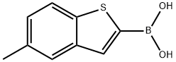 5-METHYLBENZOTHIOPHENE-2-BORONIC ACID Struktur
