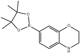 2H-1,4-Benzoxazine, 3,4-dihydro-7-(4,4,5,5-tetraMethyl-1,3,2-dioxaborolan-2-yl)- Struktur