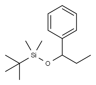 Silane, (1,1-dimethylethyl)dimethyl(1-phenylpropoxy)-,136116-42-2,结构式