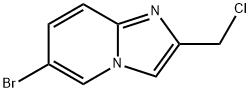 6-BROMO-2-CHLOROMETHYL-IMIDAZO[1,2-A]PYRIDINE Struktur