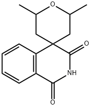 2',3',5',6'-Tetrahydro-2',6'-dimethylspiro[isoquinoline-4(1H),4'-[4H]pyran]-1,3(2H)-dione 结构式