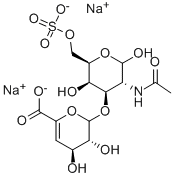 软骨素二糖ΔDI-6S钠盐(-20℃), 136132-72-4, 结构式