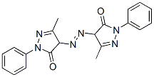 4,4'-Azobis(3-methyl-1-phenyl-2-pyrazolin-5-one) Struktur