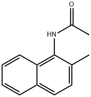 AcetaMide, N-(2-Methyl-1-naphthalenyl)- Structure