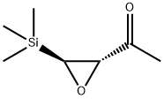 Ethanone, 1-[3-(trimethylsilyl)oxiranyl]-, (2S-trans)- (9CI) Structure