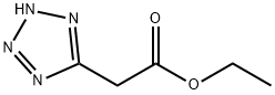 1H-テトラゾール-5-酢酸エチル 化学構造式
