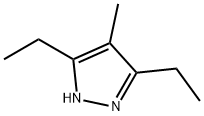 3,5-diethyl-4-methyl-1H-pyrazole 结构式