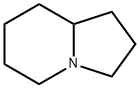 オクタヒドロインドリジン 化学構造式