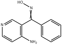 (4-Amino-3-pyridinyl)phenyl-methanone oxime Structure