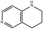 1,2,3,4-テトラヒドロ-1,6-ナフチリジン 化学構造式