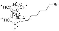 (6-ブロモへキシル)フェロセン 化学構造式