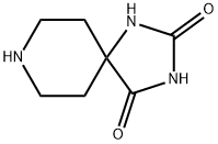 1,3,8-トリアザスピロ[4.5]デカン-2,4-ジオン 化学構造式