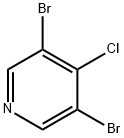 4-氯-3,5-二溴吡啶,13626-17-0,结构式