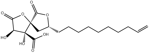 シナトリンA 化学構造式