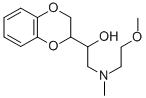 α-[[N-(2-Methoxyethyl)methylamino]methyl]-1,4-benzodioxane-2-methanol Struktur