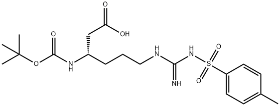 Boc-L-β-高精氨酸对甲苯磺酸盐,136271-81-3,结构式