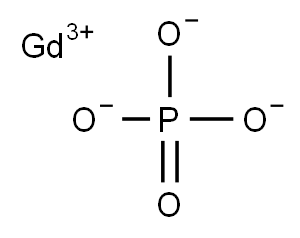 Gadolinium(III) orthophosphate Struktur