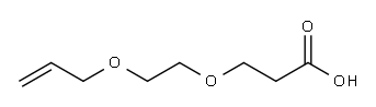 3-[2-(2-Propen-1-yloxy)ethoxy]-propionic acid Struktur