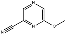 6-メトキシ-2-ピラジンカルボニトリル 化学構造式