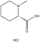 1-METHYLPIPERIDINE-2-CARBOXYLIC ACID HYDROCHLORIDE Struktur