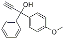 1-(4-甲氧基苯基)-1-苯基丙-2-炔-1-醇,13632-62-7,结构式