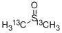 二甲基亚砜-13C2结构式,methylsulfinylmethane
