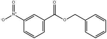 Benzoic acid, 3-nitro-, phenylMethyl ester 结构式