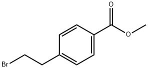 4-(2-溴乙基)苯甲酸甲酯, 136333-97-6, 结构式
