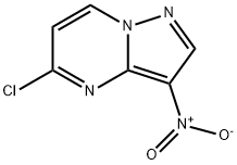 5-クロロ-3-ニトロピラゾロ[1,5-A]ピリミジン 化学構造式