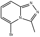 5-Bromo-3-methyl[1,2,4triazolo[4,3-apyridine Struktur