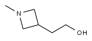 1-Methyl-3-(hydroxyethyl)azetidine Struktur