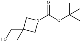 1-Boc-3-(hydroxyMethyl)-3-Methylazetidine Structure