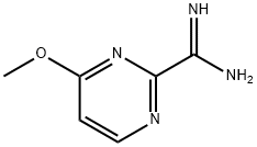 4-メトキシピリミジン-2-カルボキシアミジン塩酸塩 化学構造式