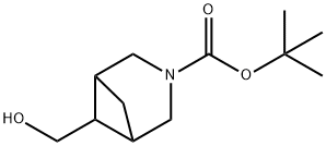 tert-Butyl 6-(hydroxymethyl)-3-azabicyclo[3.1.1]heptane-3-carboxylate Struktur