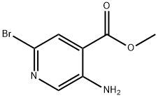 Methyl 5-amino-2-bromoisonicotinate Structure
